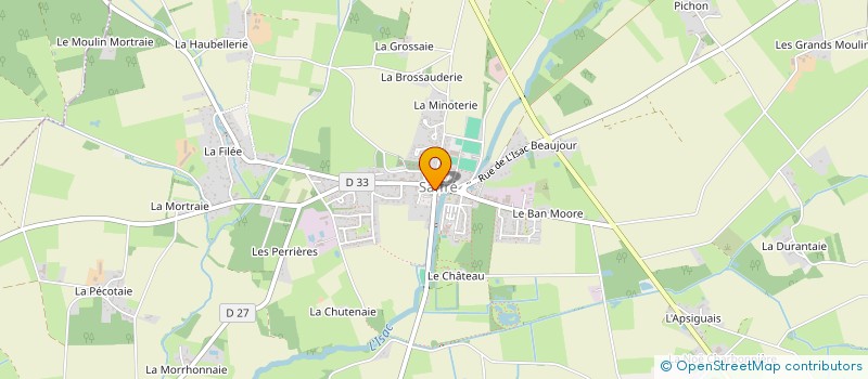 localisation de l'entreprise PAROISSE DE SAFFRE  SAFFRE