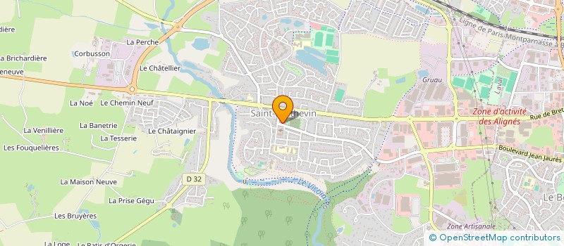 localisation de l'entreprise PAROISSE DE SAINT BERTHEVIN  SAINT-BERTHEVIN