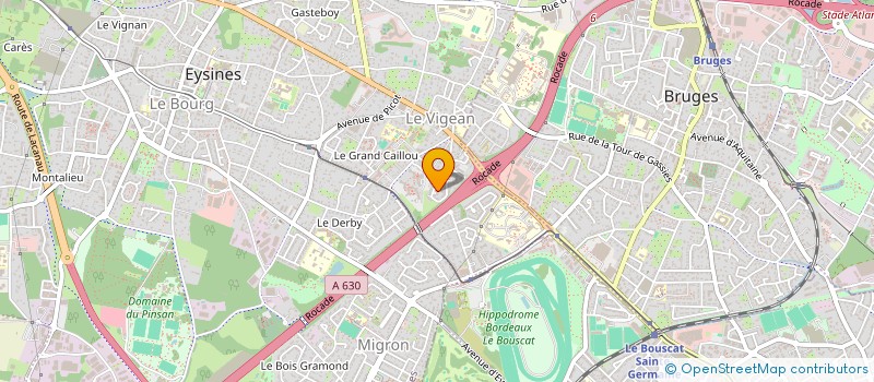 localisation de l'entreprise PAROISSE DE SAINT HILAIRE  LE TAILLAN-MEDOC