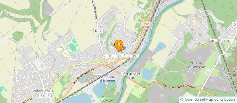 localisation de l'entreprise PAROISSE DE SAINT LEU  SAINT-LEU-D'ESSERENT