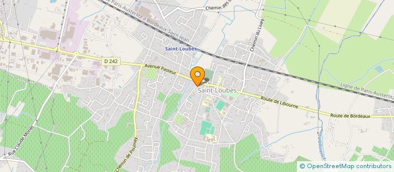 localisation de l'entreprise PAROISSE DE SAINT LOUBES  SAINT-LOUBES