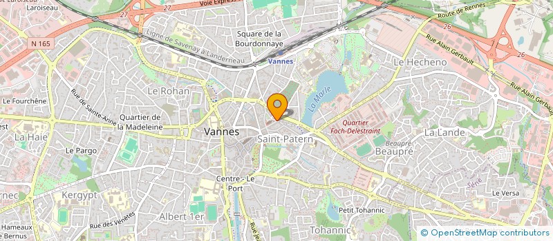 localisation de l'entreprise PAROISSE DE SAINT PATERN à VANNES