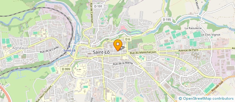 localisation de l'entreprise PAROISSE DE SAINTE CROIX  SAINT-LO