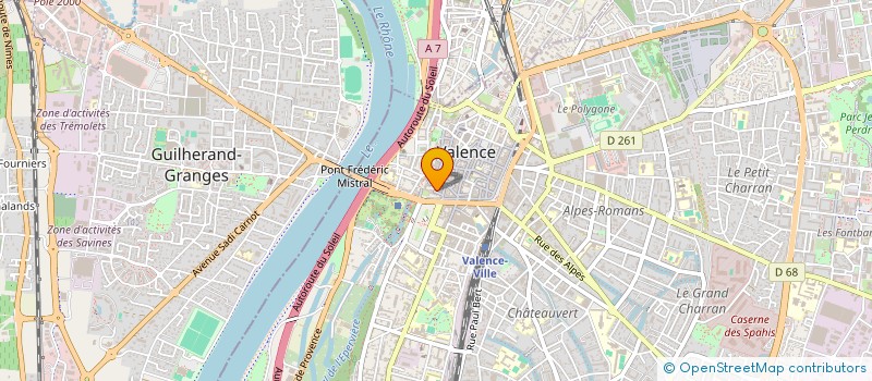 localisation de l'entreprise PAROISSE DE SAINTE MARIE  VALENCE