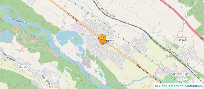 localisation de l'entreprise PAROISSE DE SAINTE SAINTE QUITTERIE EN BEARN  SAUVAGNON