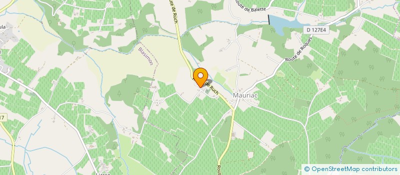 localisation de l'entreprise PAROISSE DE SAUVETERRE DE GUYENNE  SAUVETERRE-DE-GUYENNE