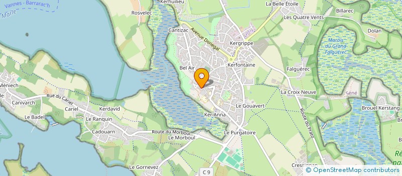 localisation de l'entreprise PAROISSE DE SENE  SENE