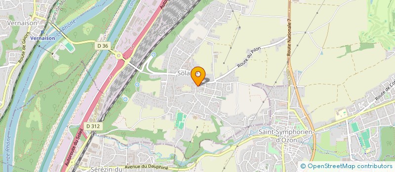 localisation de l'entreprise PAROISSE DE SOLAISE  SOLAIZE