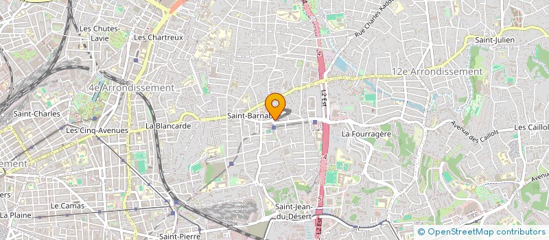 localisation de l'entreprise PAROISSE DE ST BARNABE à MARSEILLE