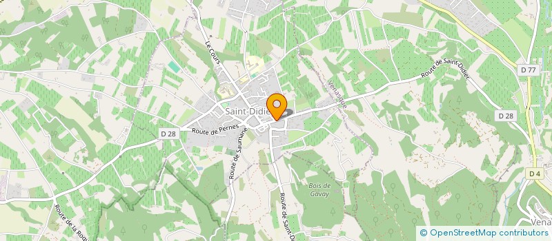 localisation de l'entreprise PAROISSE DE ST DIDIER  SAINT-DIDIER