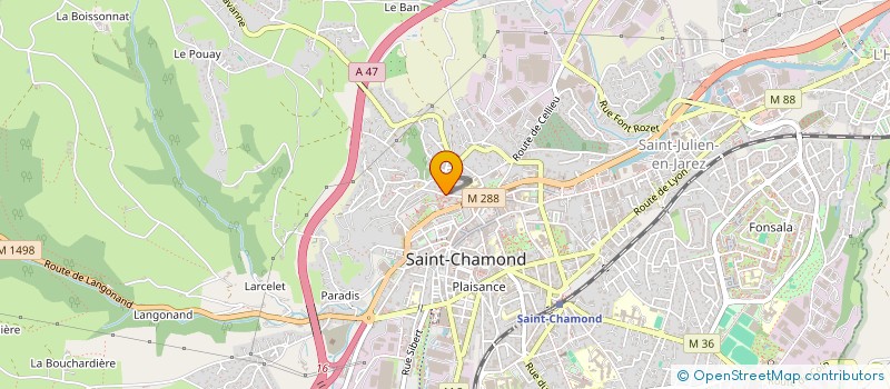localisation de l'entreprise PAROISSE DE ST ENNEMOND à SAINT-CHAMOND
