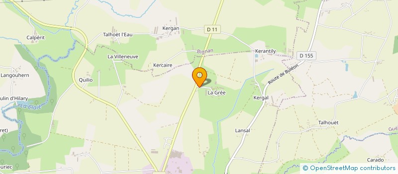 localisation de l'entreprise PAROISSE DE ST JEAN BREVELAY  SAINT-JEAN-BREVELAY