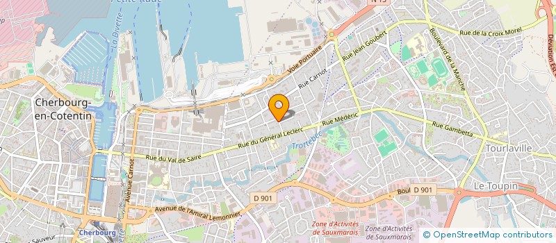 localisation de l'entreprise PAROISSE DE ST JOSEPH MIELLES  CHERBOURG-EN-COTENTIN