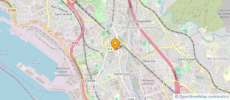 localisation de l'entreprise PAROISSE DE ST LOUIS à MARSEILLE