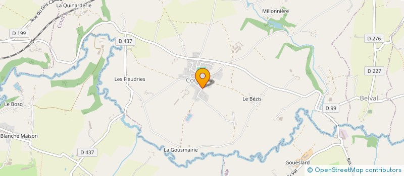 localisation de l'entreprise PAROISSE DE ST SAUVEUR LENDELIN  SAINT-SAUVEUR-VILLAGES