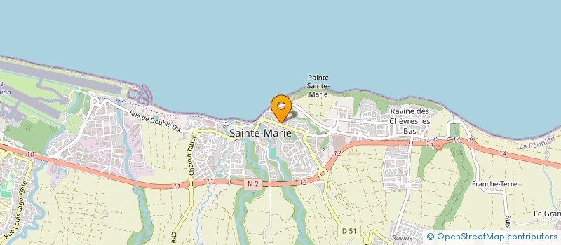 localisation de l'entreprise PAROISSE DE STE MARIE à SAINTE-MARIE