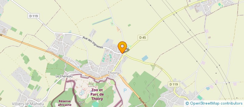 localisation de l'entreprise PAROISSE DE THOIRY  THOIRY