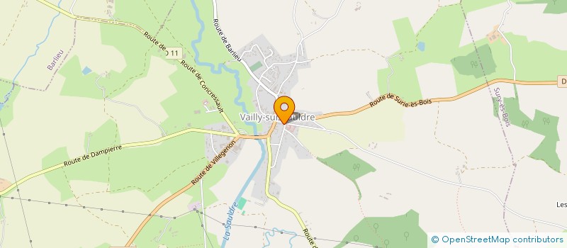 localisation de l'entreprise PAROISSE DE VAILLY SUR SAULDRE à VAILLY-SUR-SAULDRE