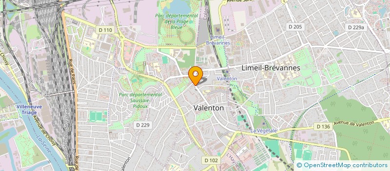 localisation de l'entreprise PAROISSE DE VALENTON à VALENTON