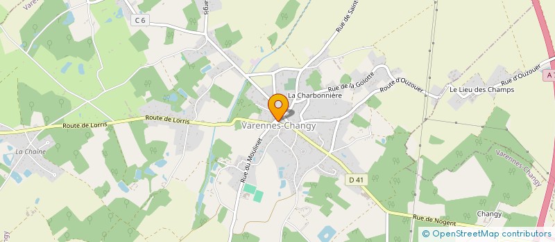 localisation de l'entreprise PAROISSE DE VARENNES CHANGY à VARENNES-CHANGY