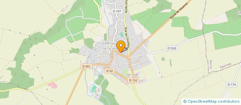 localisation de l'entreprise PAROISSE DE VILLENAUXE LA GRANDE  VILLENAUXE-LA-GRANDE