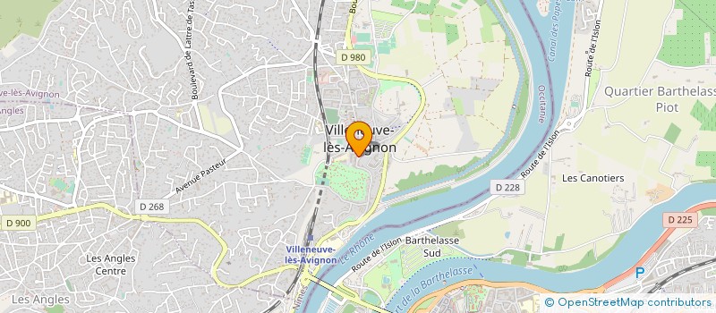 localisation de l'entreprise PAROISSE DE VILLENEUVE  VILLENEUVE-LES-AVIGNON