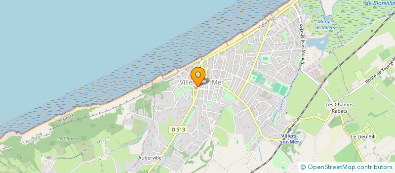 localisation de l'entreprise PAROISSE DE VILLERS SUR MER  VILLERS-SUR-MER