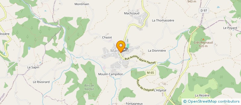 localisation de l'entreprise PAROISSE DE VIRICELLES à VIRICELLES
