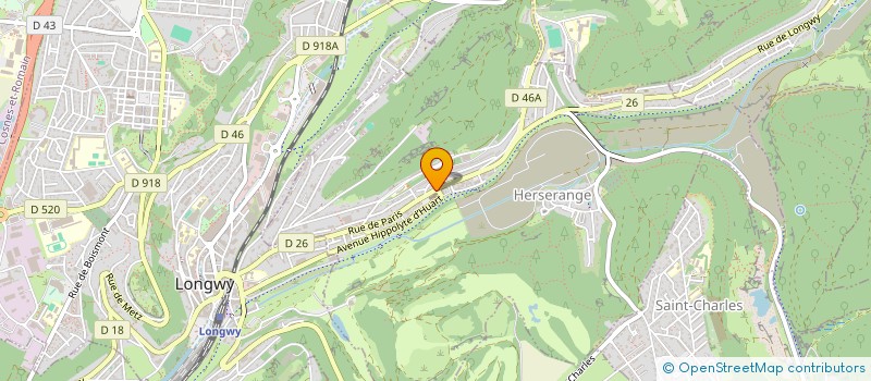 localisation de l'entreprise PAROISSE DES APOTRES PIERRE ET PAUL  MONT-SAINT-MARTIN