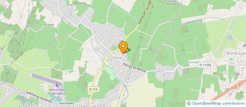 localisation de l'entreprise PAROISSE DES COTEAUX-BORDELAIS  TRESSES