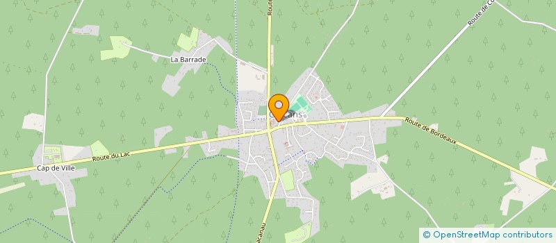 localisation de l'entreprise PAROISSE DES LACS-DU-MEDOC  CARCANS