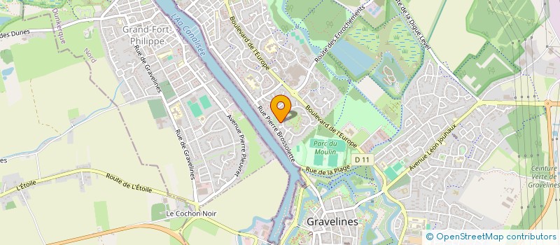 localisation de l'entreprise PAROISSE DES RIVES DE L'AA à GRAVELINES