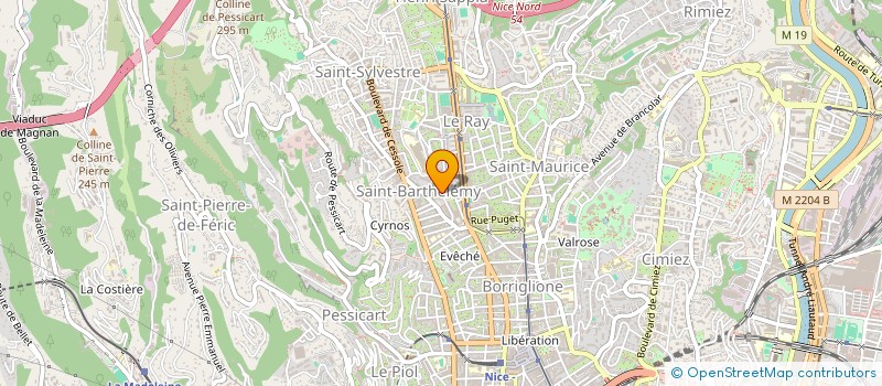 localisation de l'entreprise PAROISSE DU BON PASTEUR à NICE