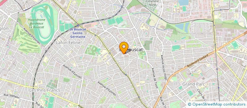 localisation de l'entreprise PAROISSE DU BOUSCAT ET BRUGES  LE BOUSCAT
