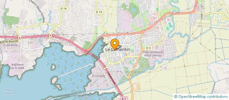 localisation de l'entreprise PAROISSE DU LAMENTIN  LE LAMENTIN