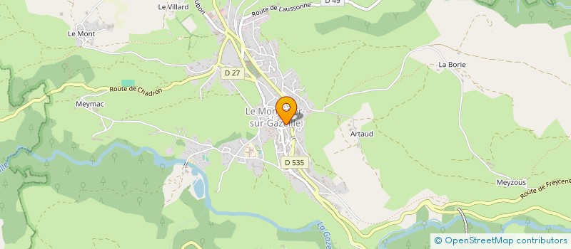 localisation de l'entreprise PAROISSE DU MONASTIER  LE MONASTIER-SUR-GAZEILLE