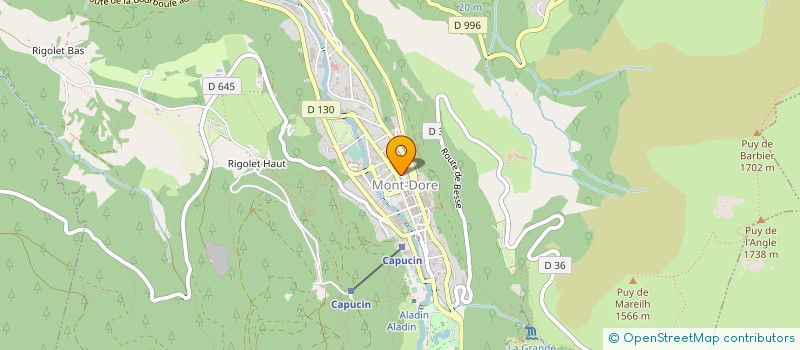 localisation de l'entreprise PAROISSE DU MONT DORE à MONT-DORE
