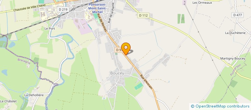 localisation de l'entreprise PAROISSE DU MONT ST MICHEL  LE MONT-SAINT-MICHEL