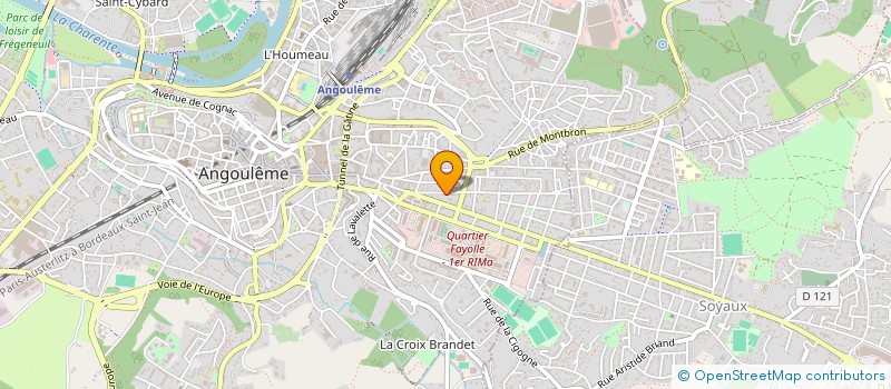 localisation de l'entreprise PAROISSE DU SACRE COEUR à ANGOULEME