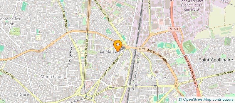 localisation de l'entreprise PAROISSE DU SACRE COEUR  DIJON