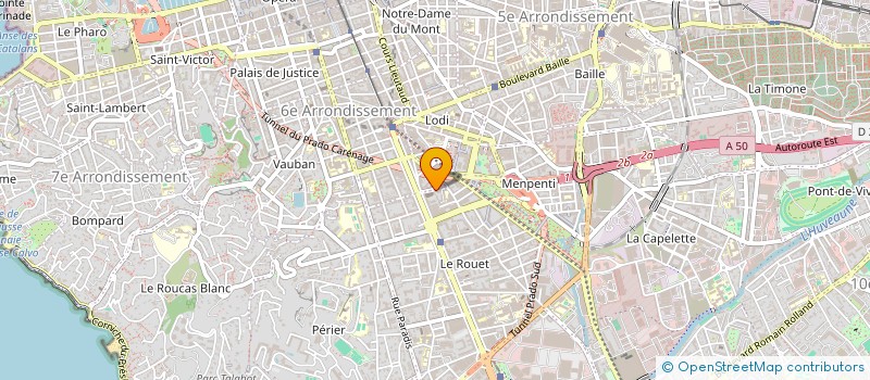 localisation de l'entreprise PAROISSE DU SACRE COEUR à MARSEILLE