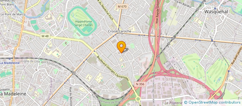 localisation de l'entreprise PAROISSE DU SACRE COEUR à MARCQ-EN-BARŒUL