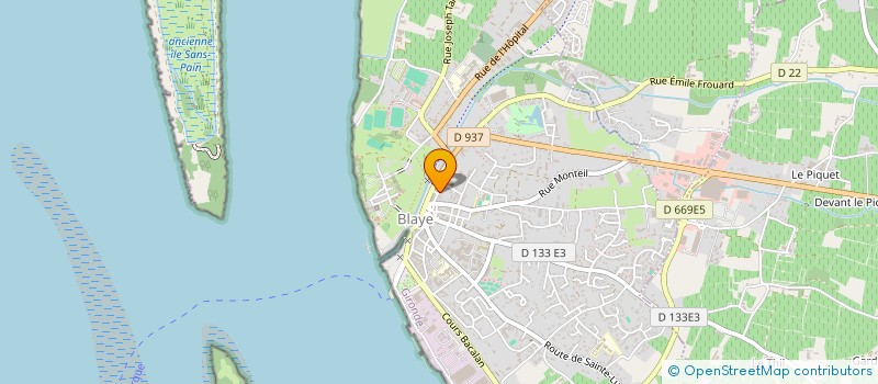 localisation de l'entreprise PAROISSE DU SUD BLAYAIS à BLAYE