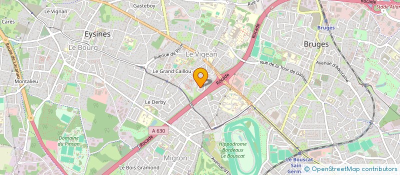 localisation de l'entreprise PAROISSE DU TAILLAN LE HAILLAN  LE TAILLAN-MEDOC