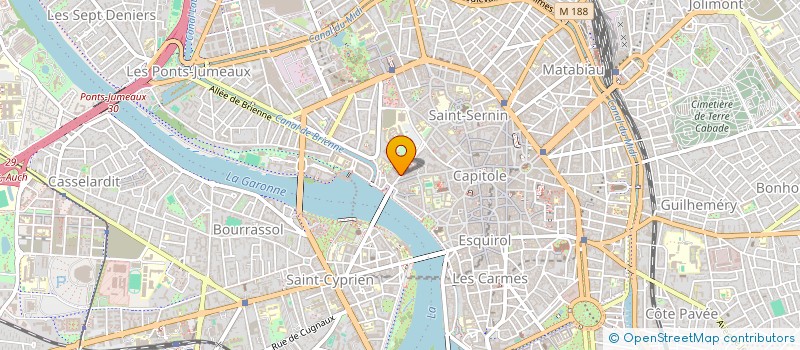 localisation de l'entreprise PAROISSE ETUDIANTE SAINT PIERRE DES CHARTREUX à TOULOUSE