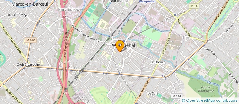 localisation de l'entreprise PAROISSE FREDERIC OZANAM à WASQUEHAL
