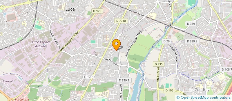 localisation de l'entreprise PAROISSE LA TRINITE à LUISANT