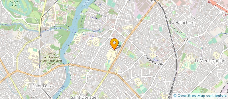 localisation de l'entreprise PAROISSE LA TRINITE DE L ERAUDIERE à NANTES