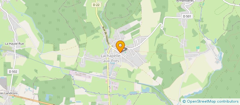 localisation de l'entreprise PAROISSE LA TRINITE EN BRAY  LACHAPELLE-AUX-POTS