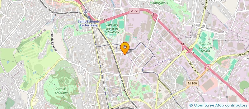 localisation de l'entreprise PAROISSE LE MARAIS à SAINT-ETIENNE